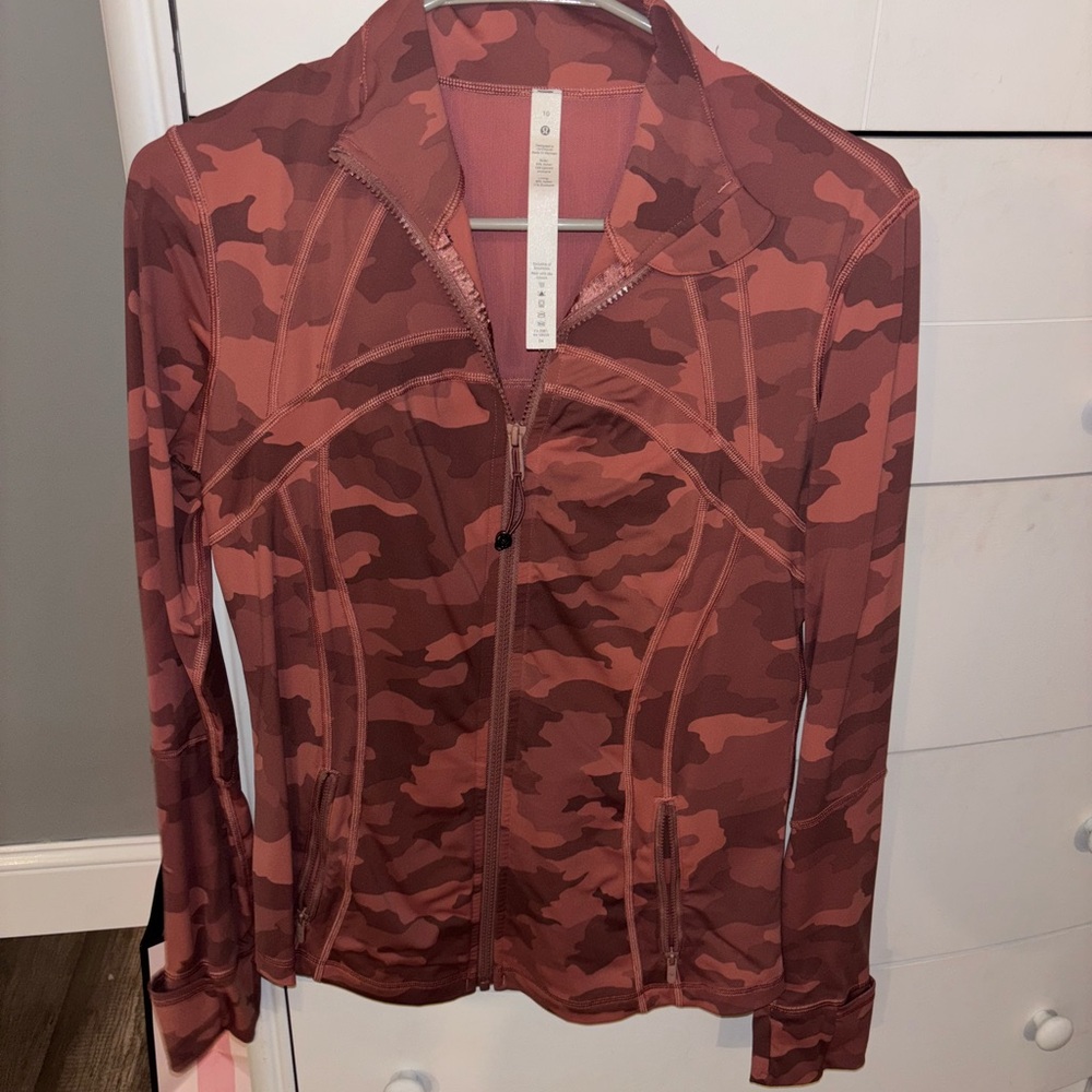 LuluLemon Camo Zip-Up Jacket